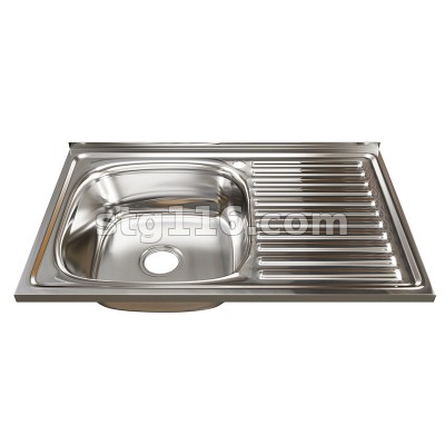 Мойка нерж. MIXLINE 500/800 18см 0,8 с сифоном